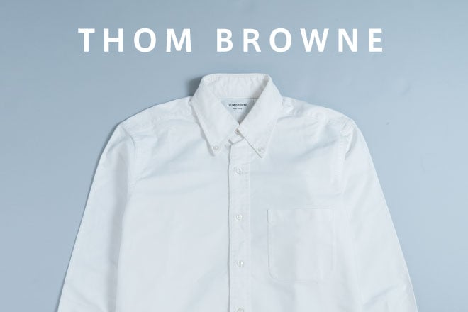 オンラインストア卸売 THOM BROWNE（トムブラウン）ボタンダウンシャツ