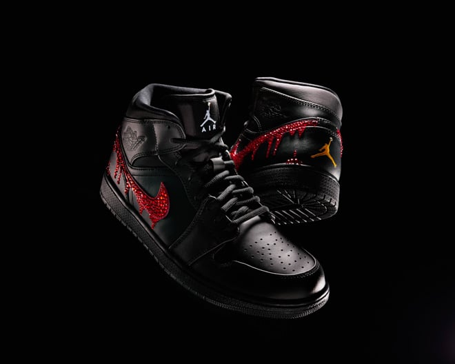 クリスタルストーンで装飾したカスタム「Air Jordan 1」発売