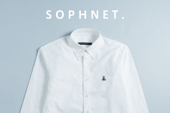 SOPHNET. 白シャツファッション - トップス