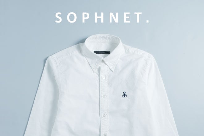 9,000円SOPHNET. 白シャツ