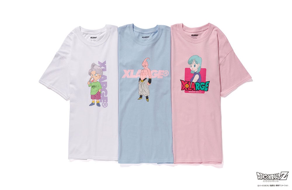 XLARGE®×ドラゴンボールZ、キャラクターTシャツ3種類発売