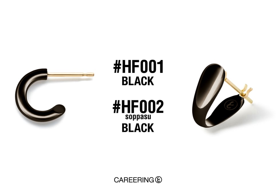 メンズCAREERING #HF002-soppasu BLACK キャリアリング