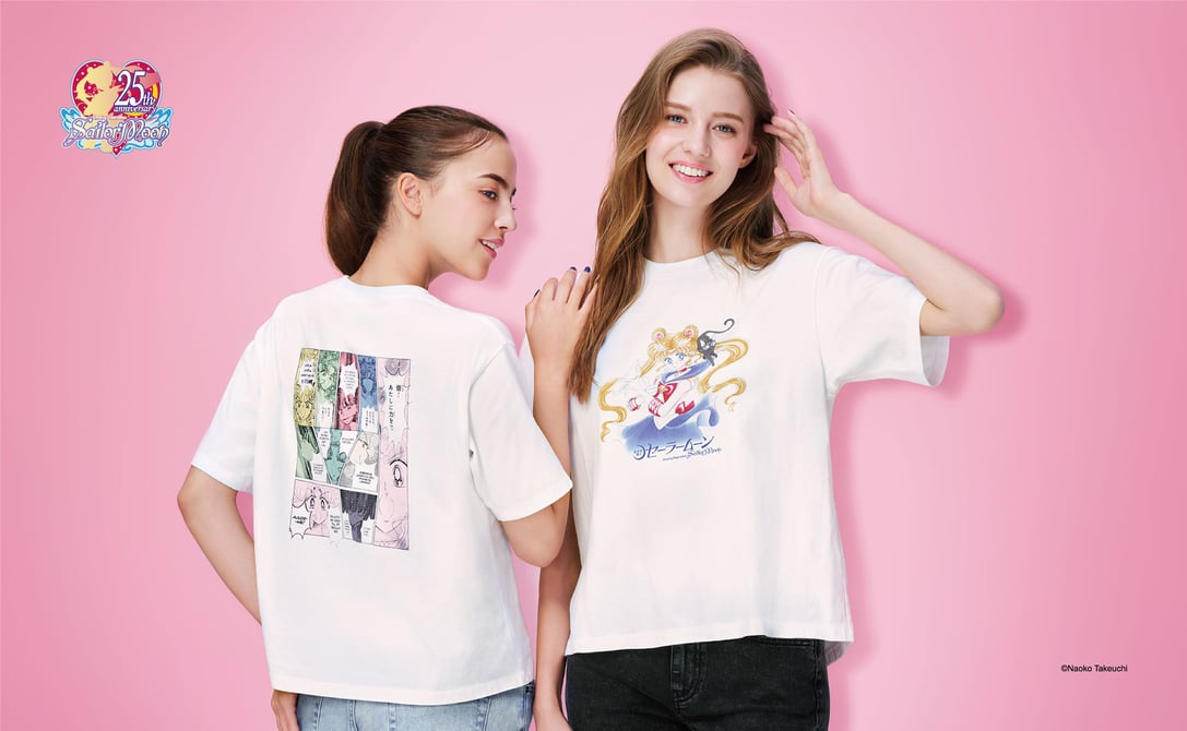 美少女戦士セーラームーンとユニクロ「UT」がコラボ、Tシャツに名