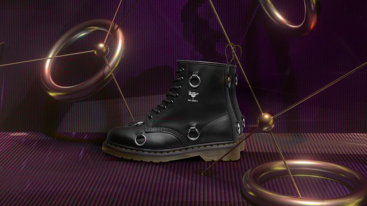 【希少】ドクターマーチン×ラフシモンズ　ブーツ Dr.Martens ドクターマーチン RAF SIMONS ラフシモンズ 1460