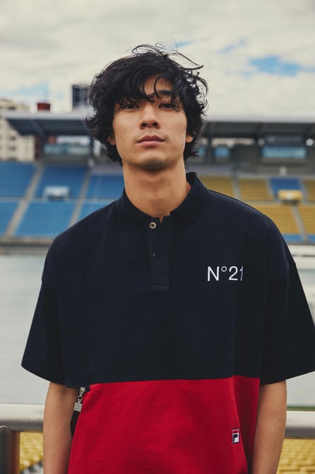 N21×FILA ヌメロヴェントゥーノ フィラ コラボ バッグ トート - トート