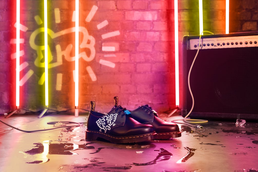 Dr.Martens キース・ヘリングコラボ 24センチ drmartens_keithharing-