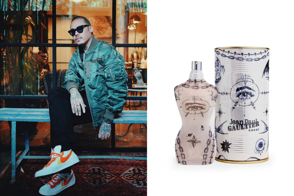 希少　未使用　ゴルチエ×サカイ　レギンス　ベージュ sacai_gaultier_top01.jpg