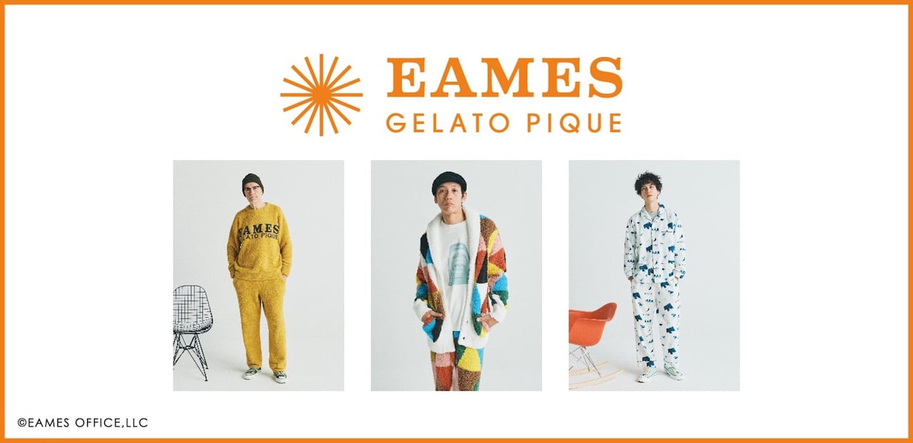 タグ付未使用品 あま Eames × gelato pique コラボ ルームウェア