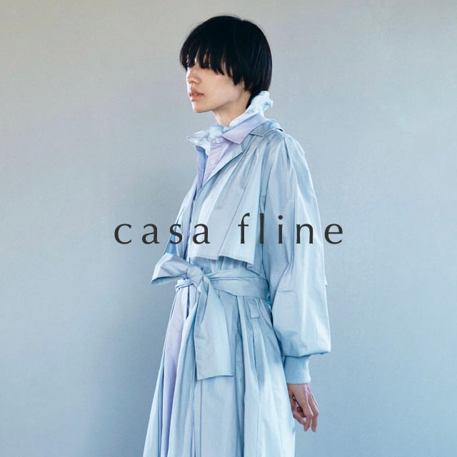 カーサフラインから新ライン「casa fline」がデビュー、トレンチコート