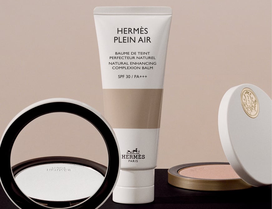 HERMES エルメス 化粧品 バーム ファンデーション プラン エア サーブル エルメスが新たにベースメイクのコレクション「エルメス・プラン・エア