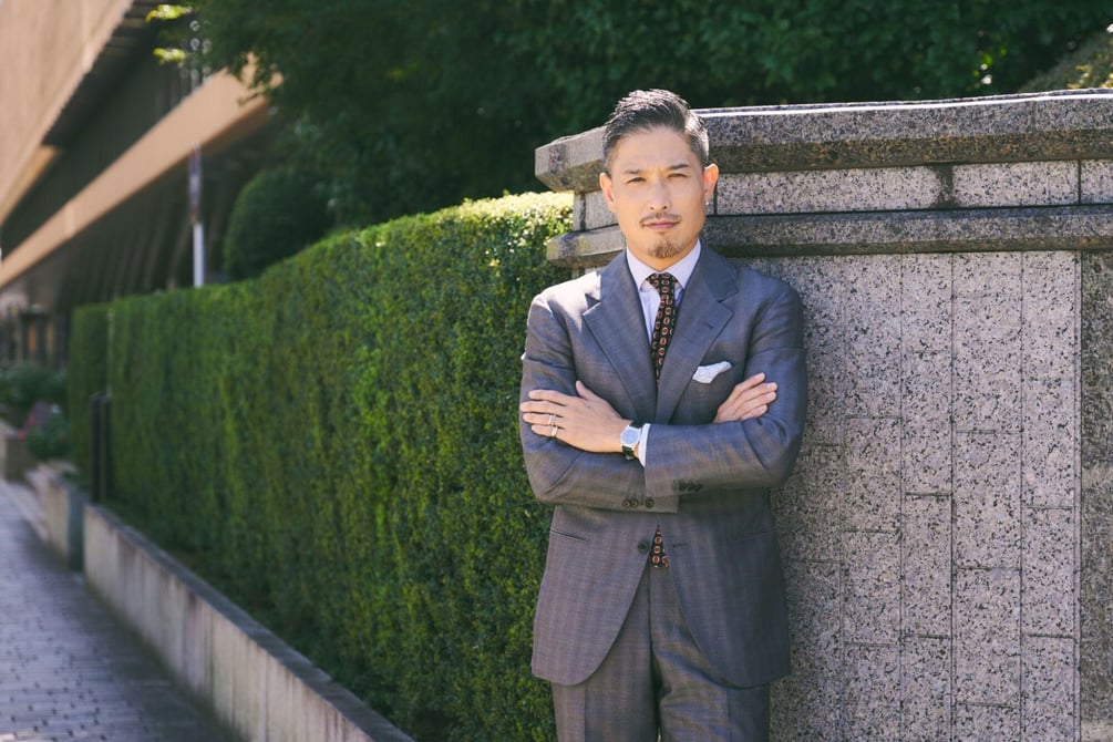 Liverano&Liverano ネイビー スーツ 48 LIVERANO&LIVERANO リネン