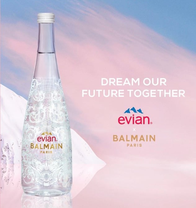 (非売品）Evian x Balmain Paris ミネラルウォーター非売品です