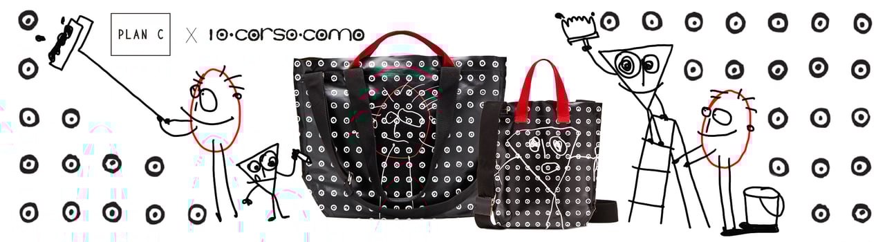 planc プランシー × 10 corso como コラボ トートバッグ PLAN Cが老舗伊コンセプトストア「ディエチ・コルソ・コモ」と