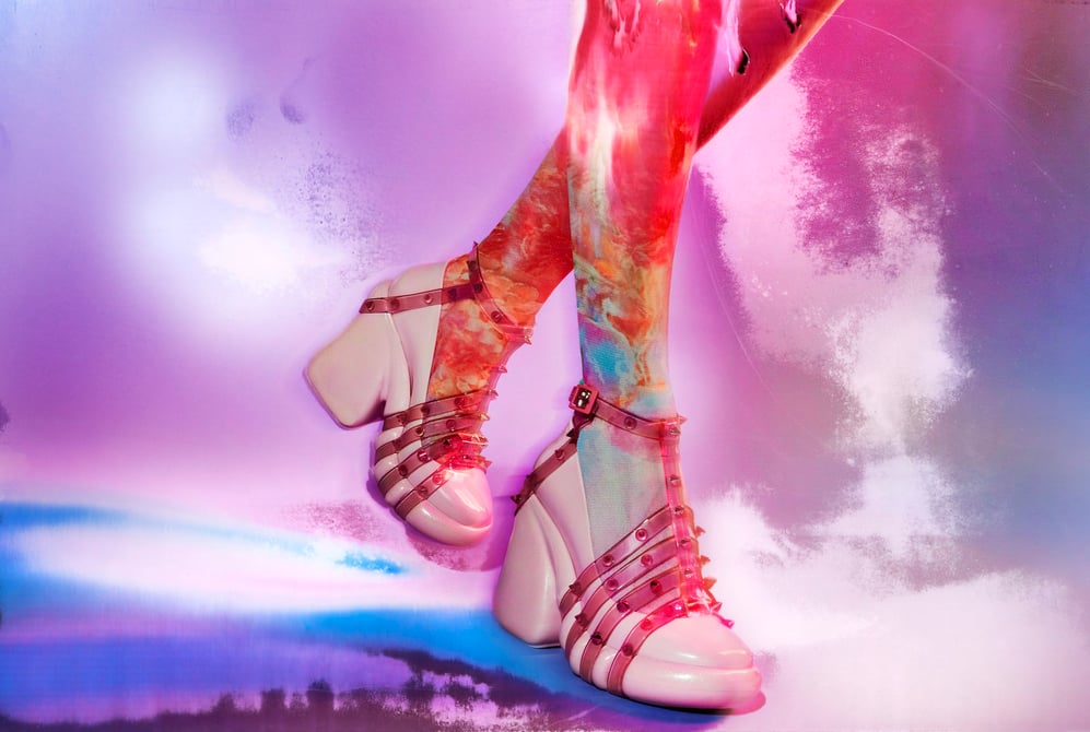 melissa Jean Paul Gaultier サンダル 38サイズ メリッサ melissa MELISSA PUNK LOVE PUMP + JEAN PAUL GAULTIER