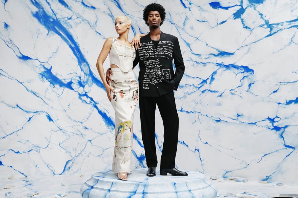 【最終値下】Basquiat x 　バスキア　コラボジャケット　新品未使用 Basquiat x H&Mバスキアコラボジャケット