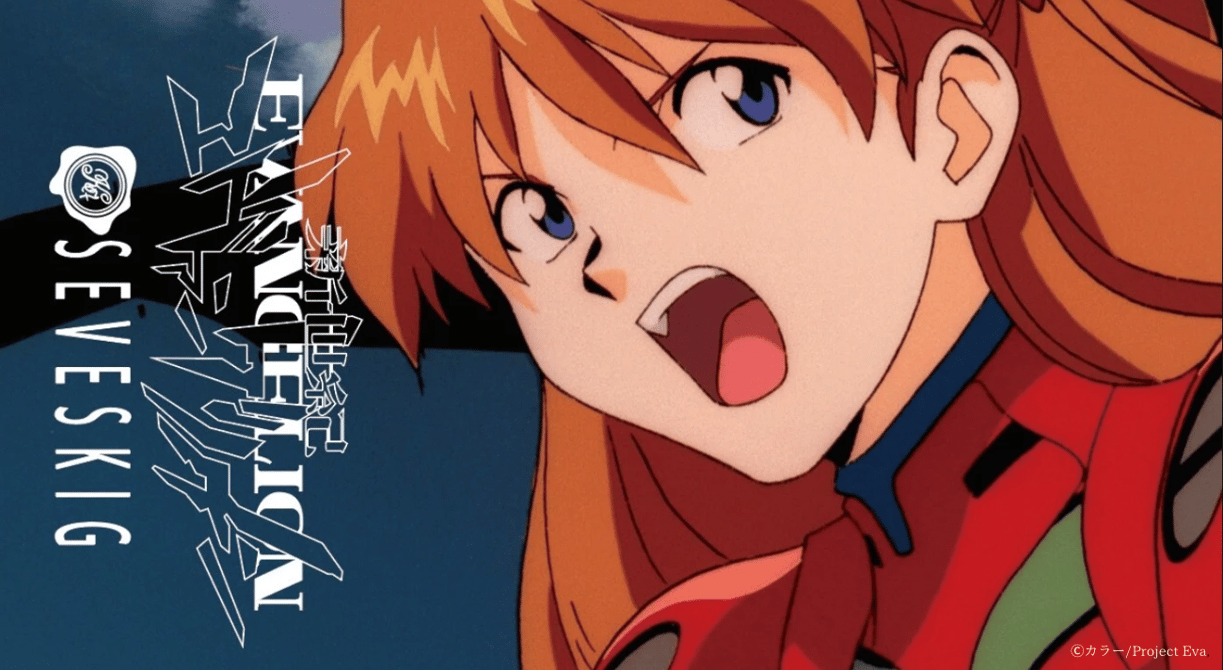 エヴァンゲリオン　アスカ　アニメT 式波・アスカ・ラングレー グラフィックTシャツ [EVANGELION