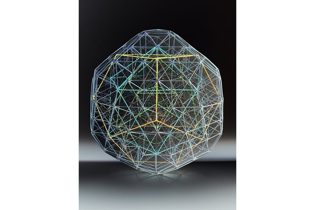神聖幾何学の立体作品を展示、展覧会「ミスマルノタマ」が表参道