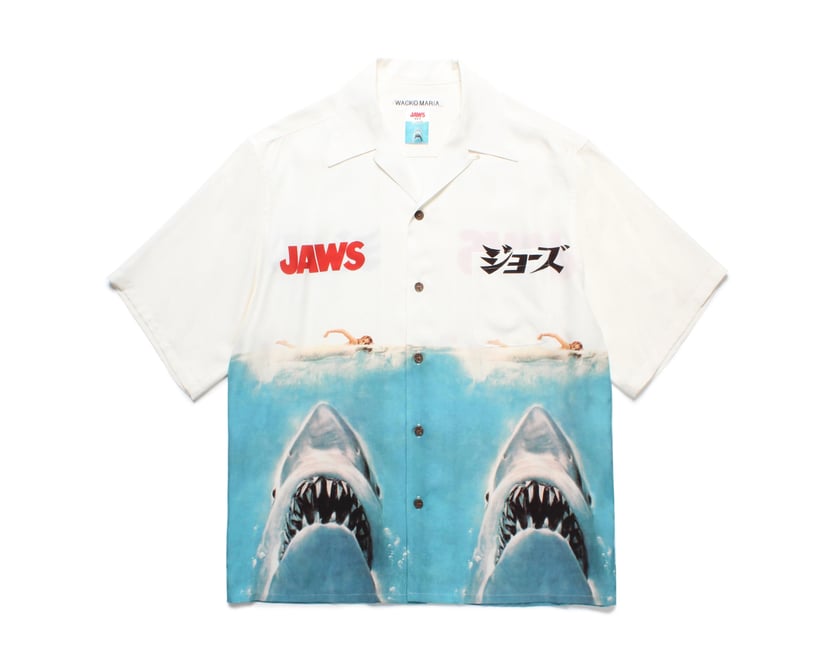 H&o the arth nomad union コラボ　サメJAWS H&o the arth nomad union コラボ サメJAWS もうちょっと右に