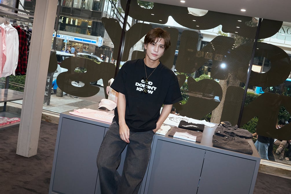 岩田剛典　GODONLYNOWS タンクトップ　グレー 念願叶った」岩田剛典手掛けるブランドが原宿で初のポップアップ