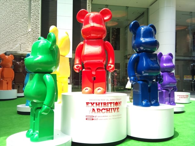 渋谷パルコで祝うメディコム・トイ15周年、「BE@RBRICK」が集結