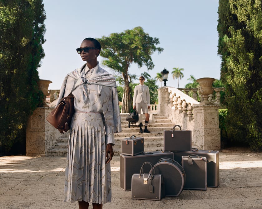 【19782】THOM BROWNE グレンチェックショートトラウザー WEB・一部店舗限定】【THE URBAN COLLECTION】【セットアップ