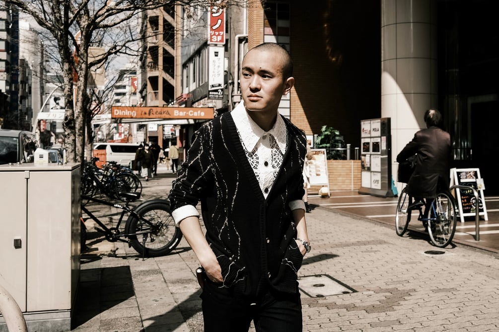 Street Style - 名古屋 - 須藤慈温さん - 2022年04月09日撮影