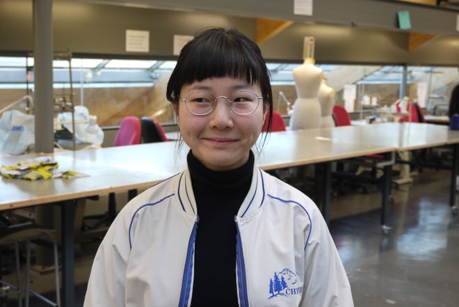 ロンドンの芸術学校「セントラル?セント?マーチンズ」に通う谷本和美(2015年12月当時)