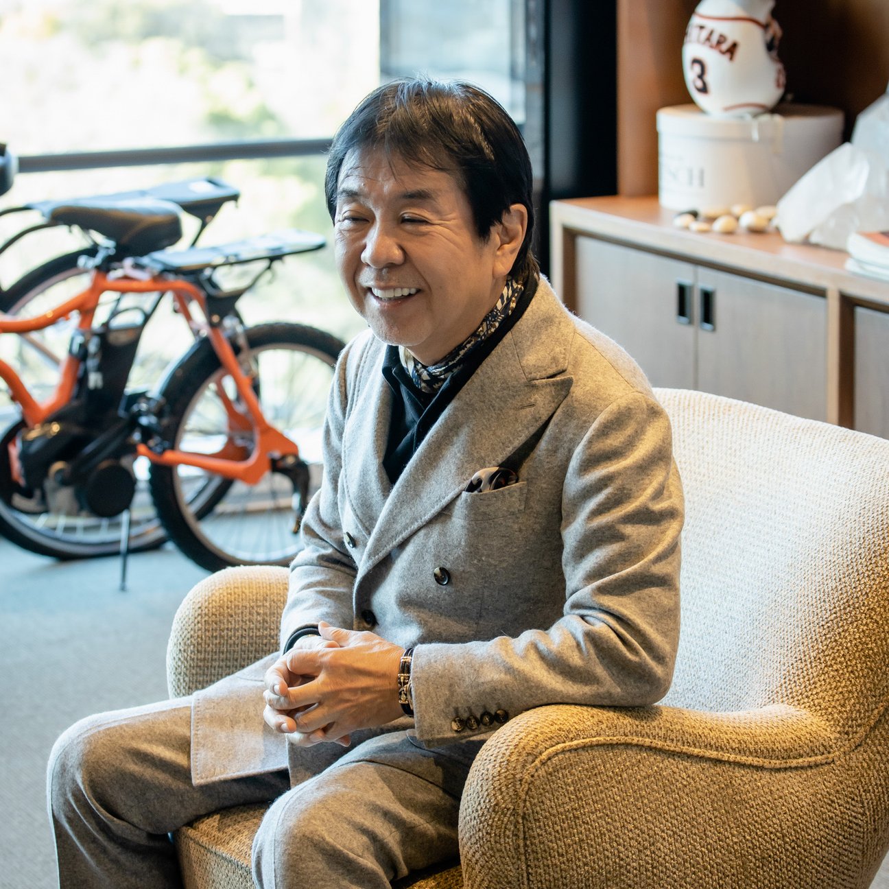 ビームス 設楽洋社長 セットアップ