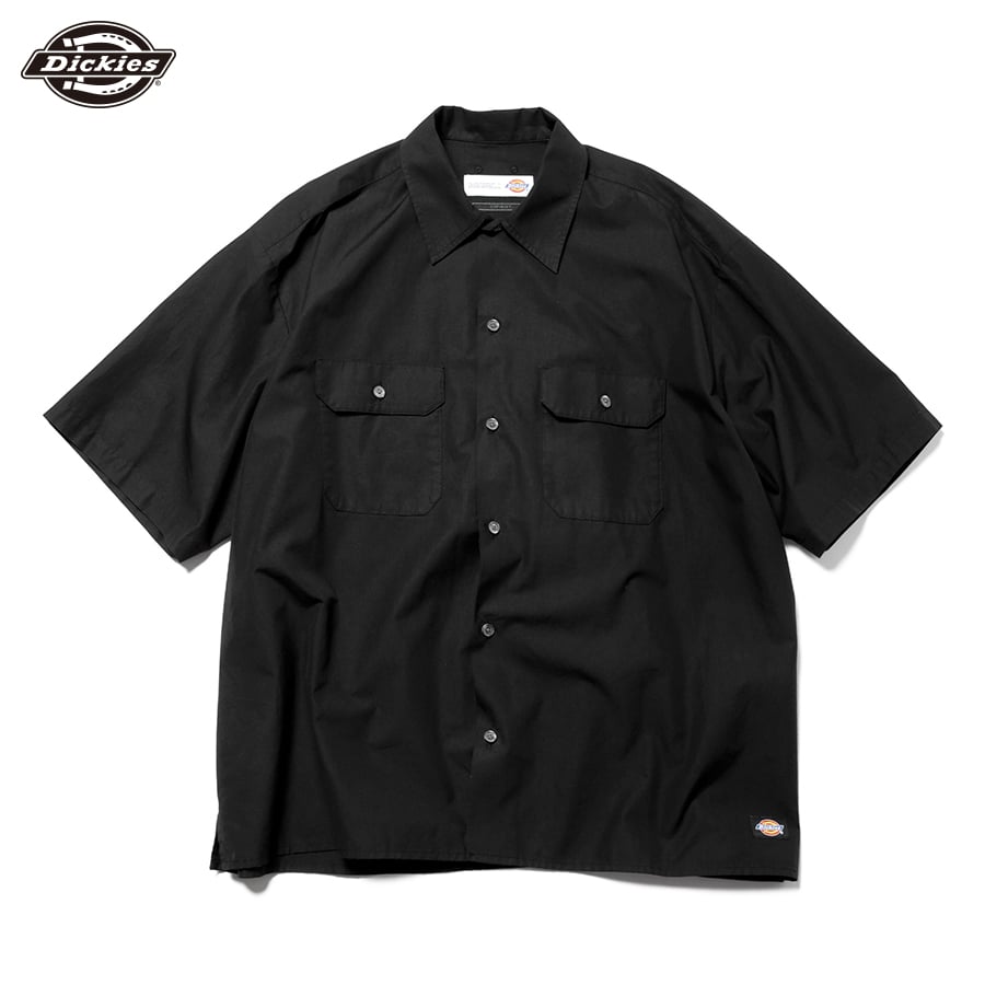 「DICKIES BAGGY CHAMBRAY WORK SHIRT」ブラック