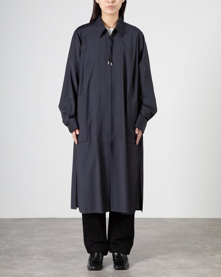 ハトラ ロングシャツ 着画