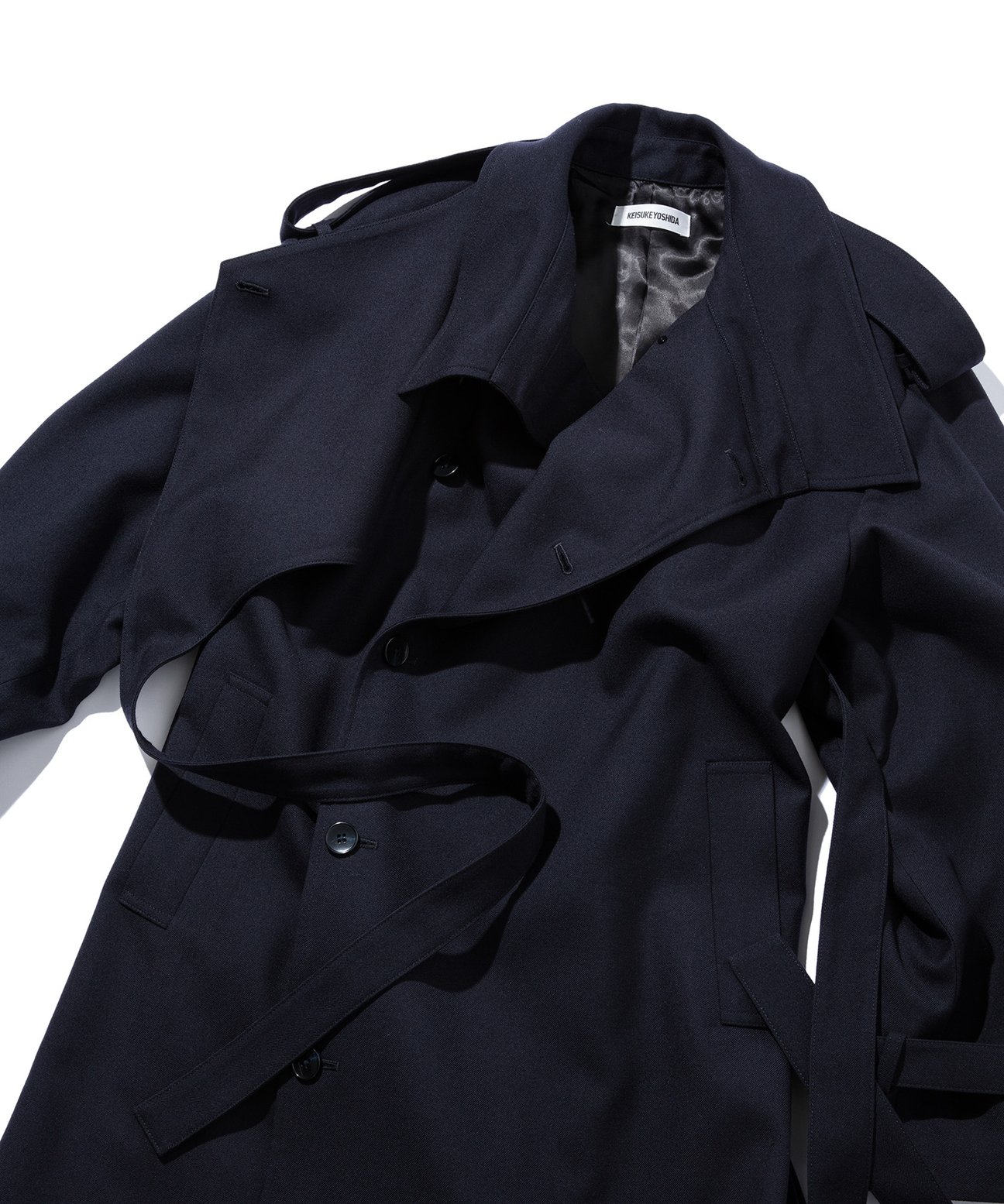 KEISUKEYOSHIDA ? belted trench coat school uniform edition