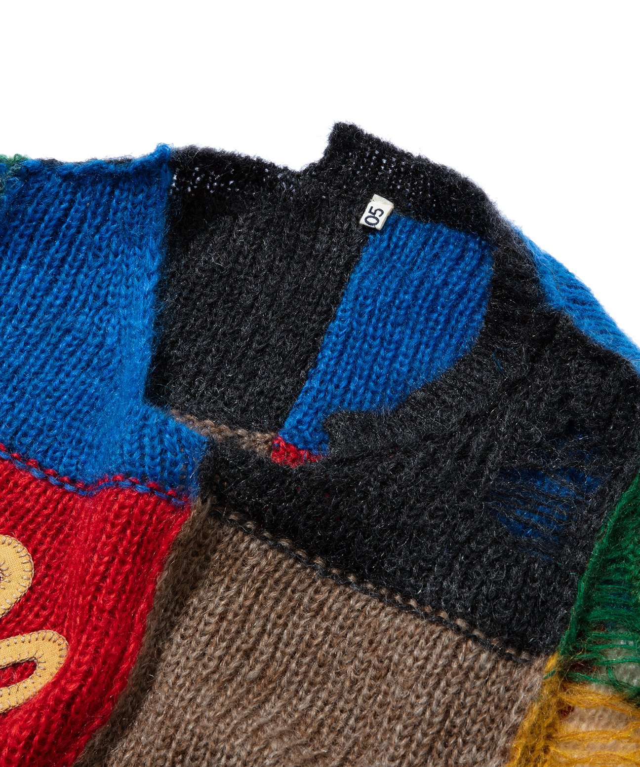 KHOKI?Y damage knit MULTI