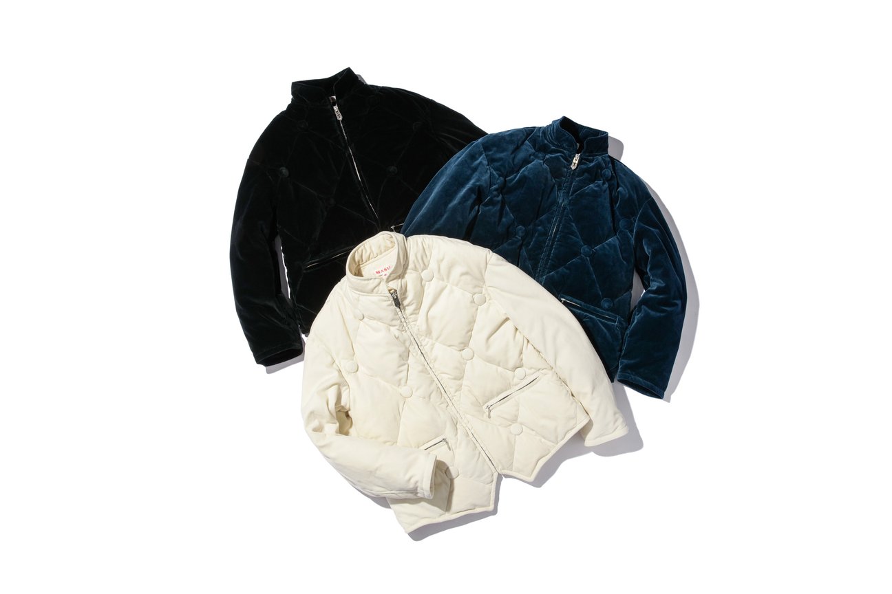 VELVET SOFA DOWN BLOUSON