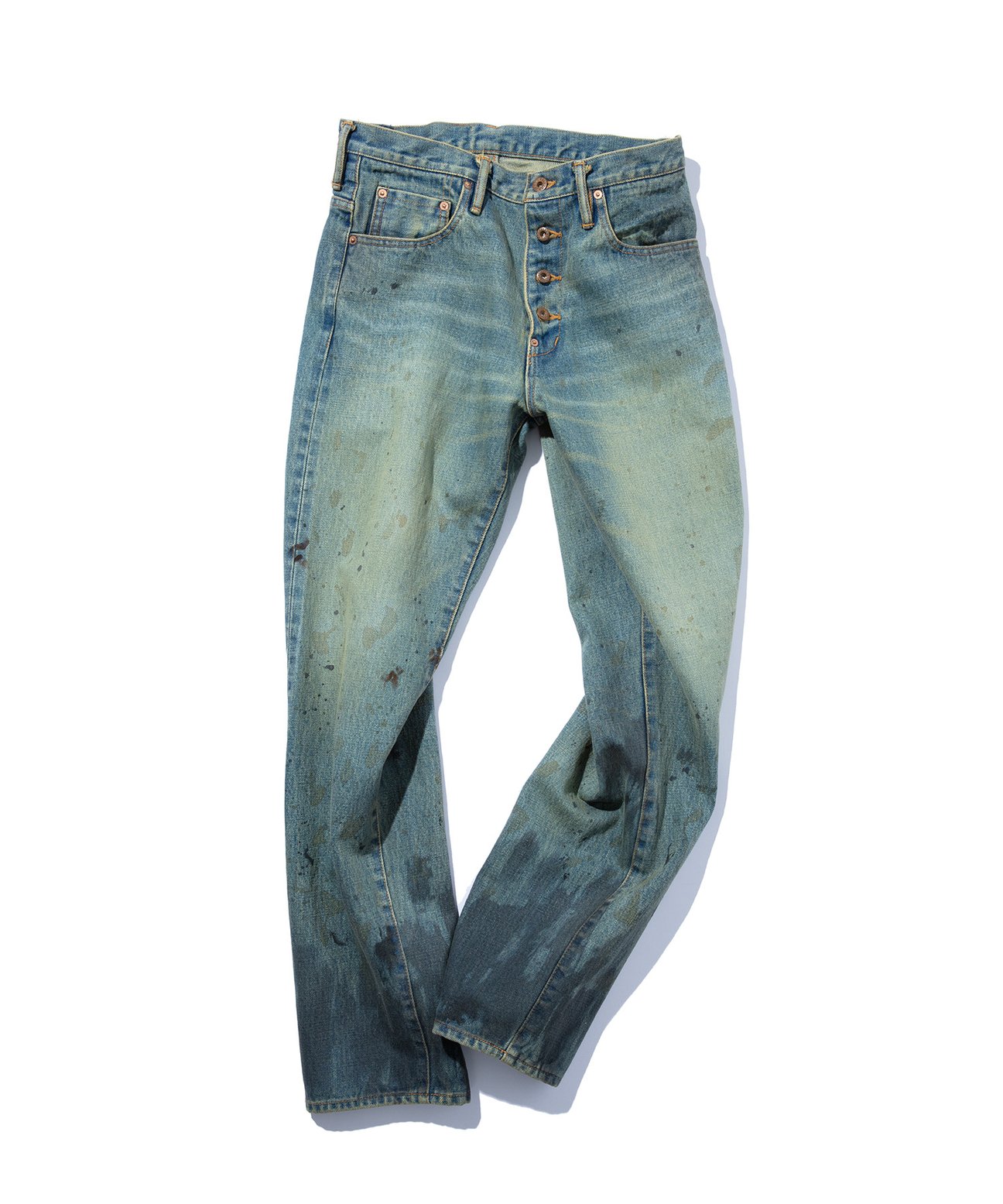 OIL FADE DENIM PANTS TYPE 502 FADED INDIGO
