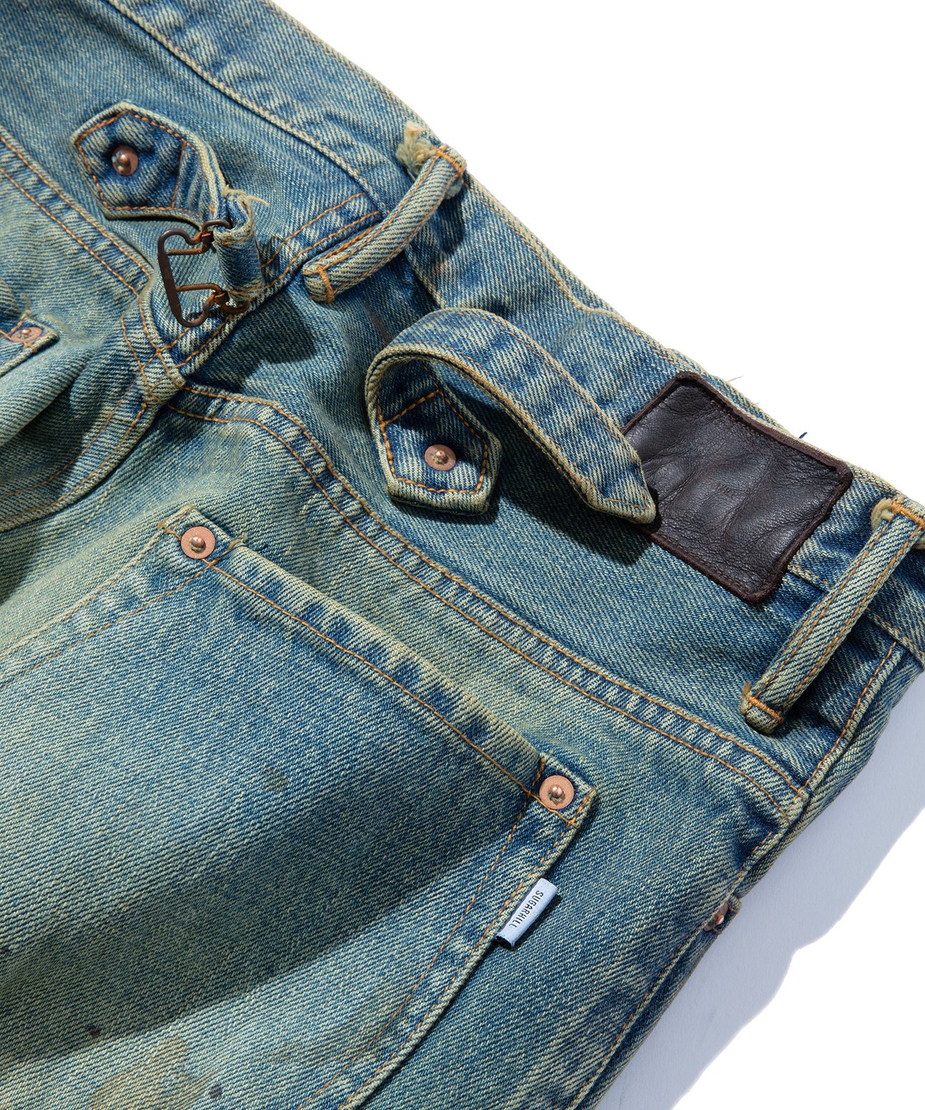 OIL FADE DENIM PANTS TYPE 502 FADED INDIGO
