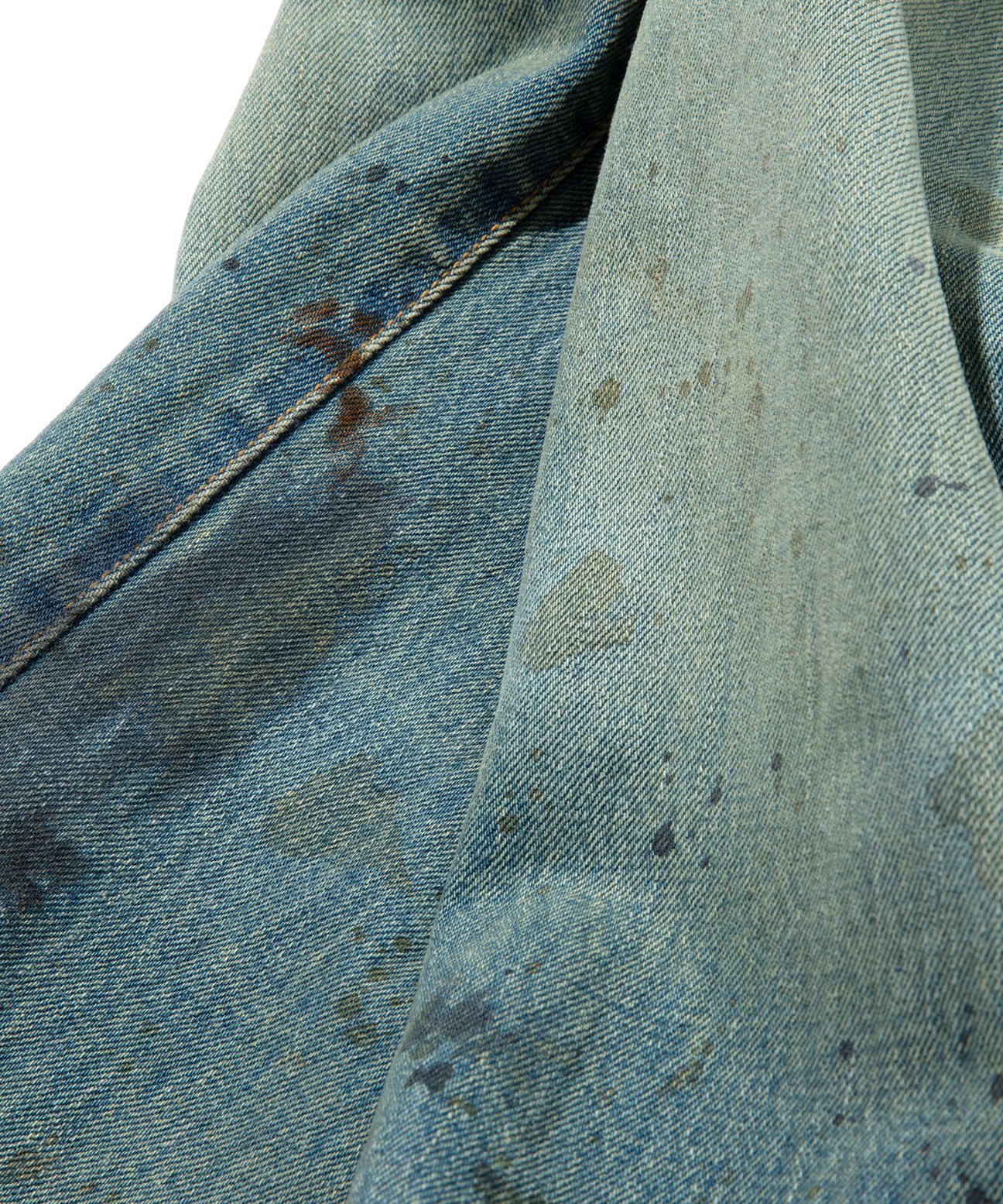 OIL FADE DENIM PANTS TYPE 502 FADED INDIGO