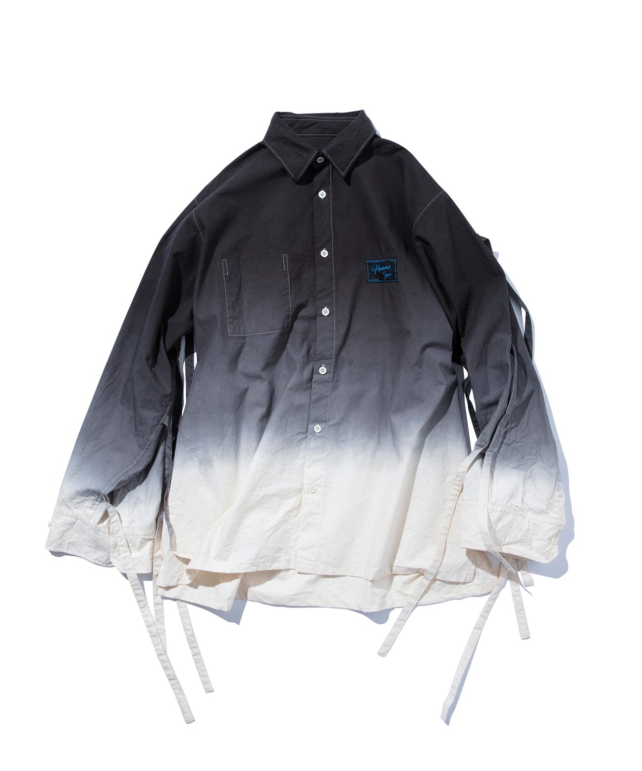 SYU.HOMME/FEMM Dyed Super arm shirts