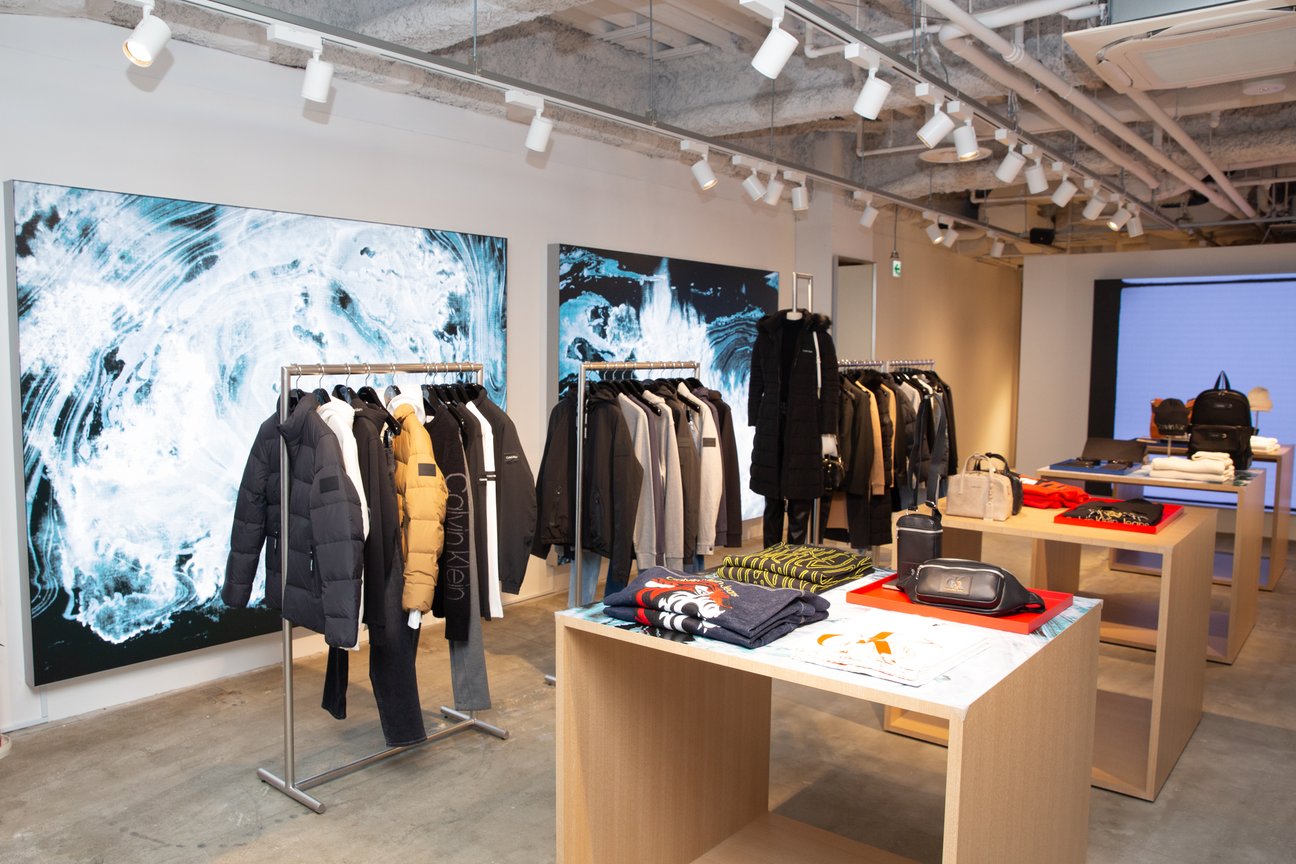 カルバン・クライン　原宿　新年