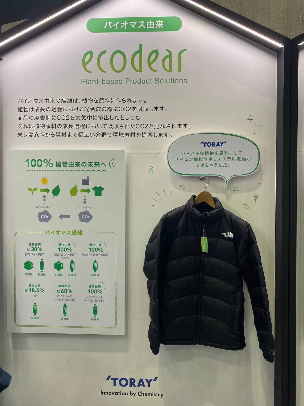 植物由来100%からできたナイロンの新素材「エコディア? N510」