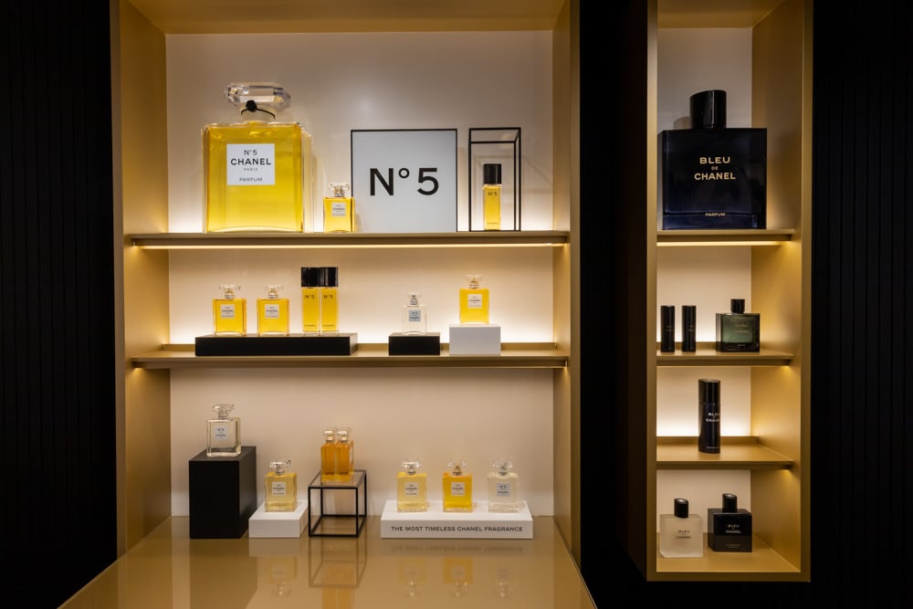 シャネル新店舗の内観(フレグランス)