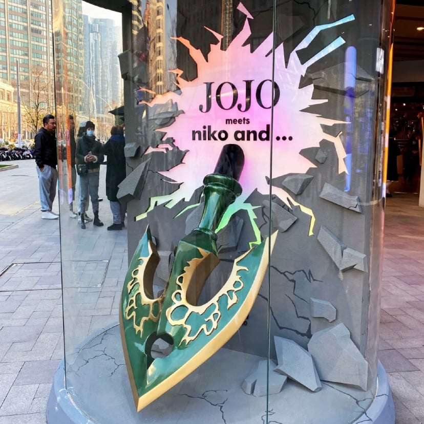 ジョジョコラボの店内の様子