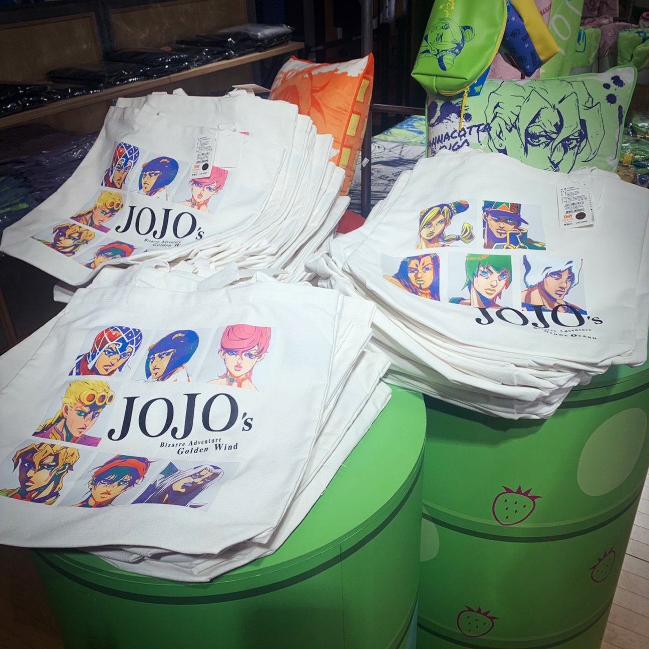 ジョジョコラボの店内の様子