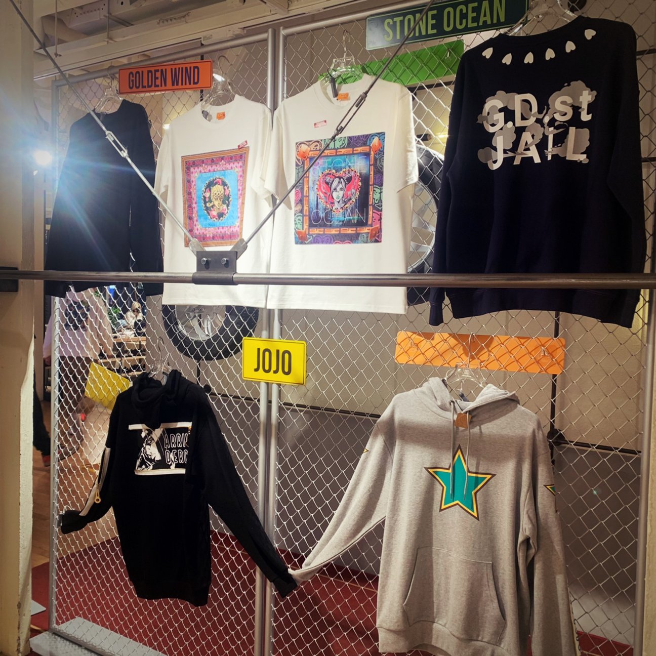 ジョジョコラボの店内の様子
