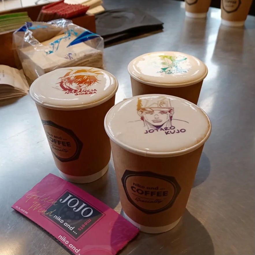 ジョジョカフェのメニュー