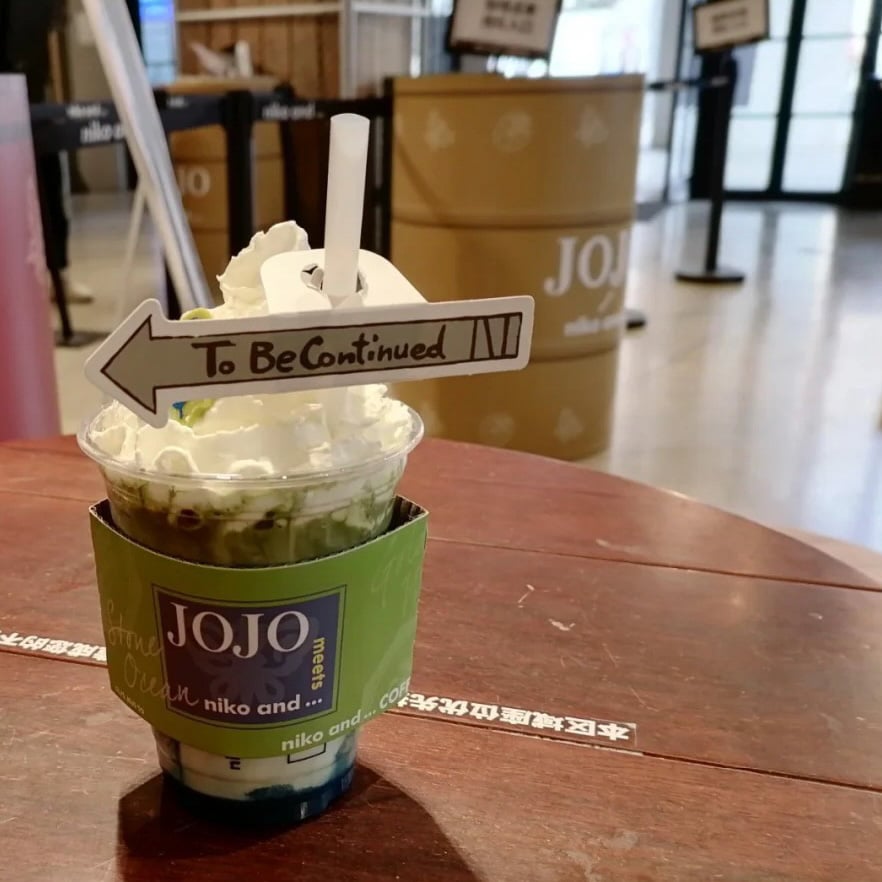 ジョジョカフェのメニュー