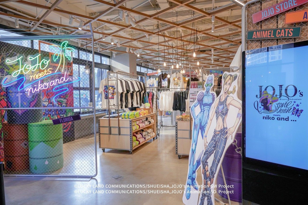 ニコアンド×ジョジョ店舗