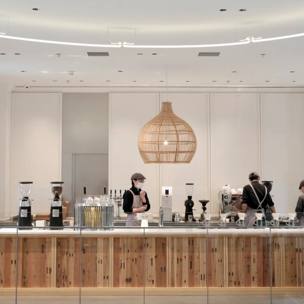 ブルーボトルコーヒーの店舗の様子