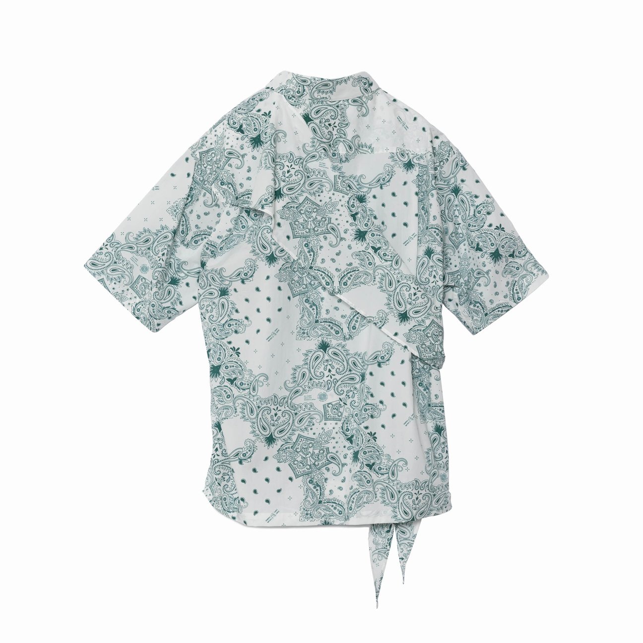 ヨシオクボのペイズリー柄シャツ