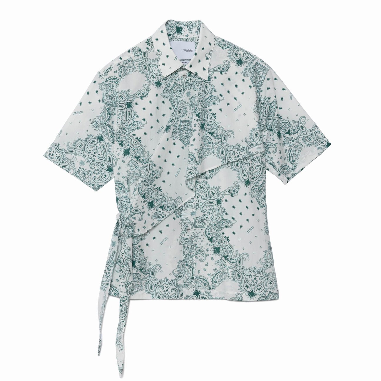 ヨシオクボのペイズリー柄シャツ