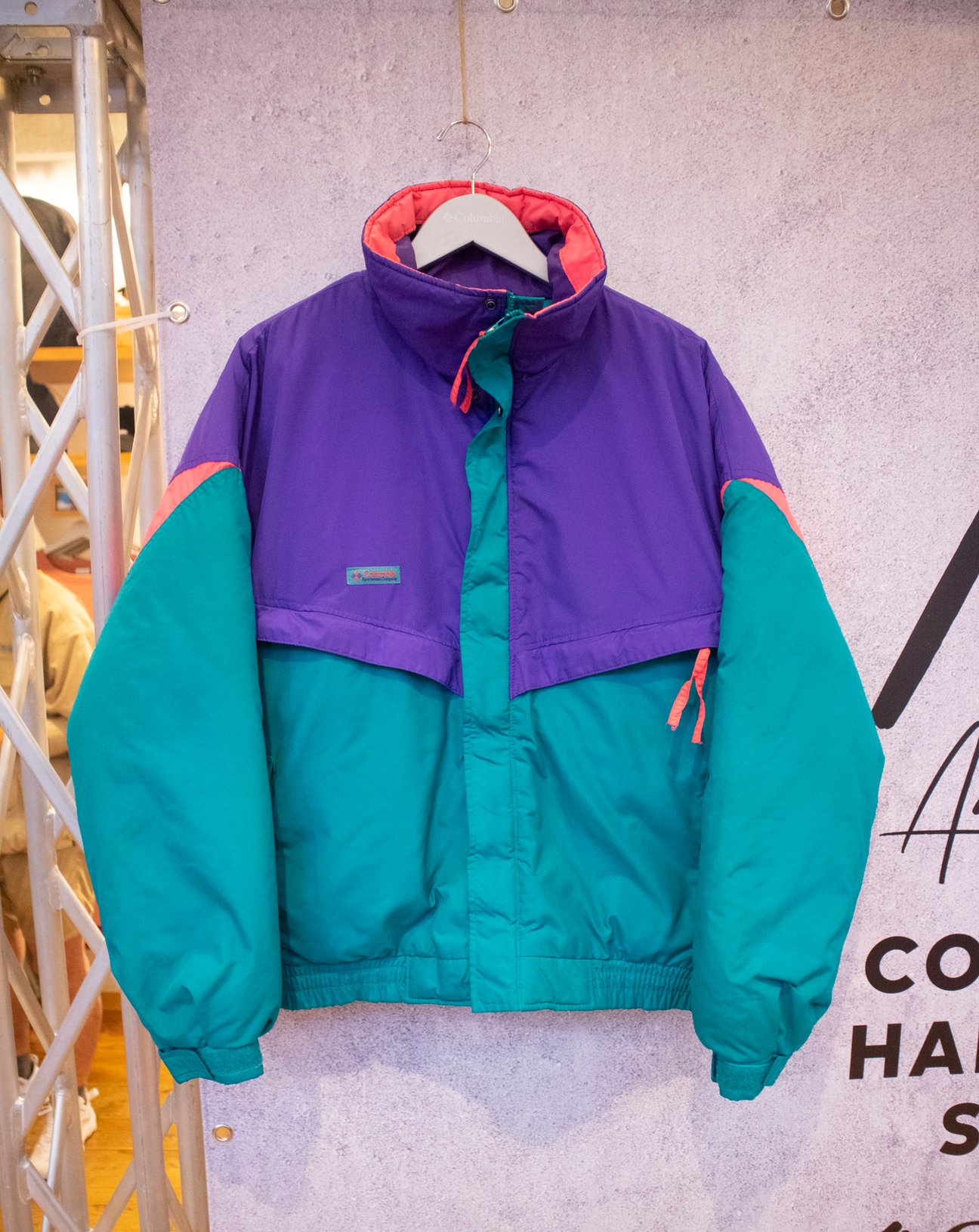 コロンビア原宿店10周年記念イベントで展示されたアーカイヴ